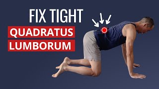 How to Fix a Tight amp Painful QUADRATUS LUMBORUM Stretching Isnt It [upl. by Sialac240]