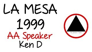 Funny AA Speaker Ken D speaking at La Mesa 1999 [upl. by Muhammad]