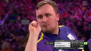 Highlights Finale der Dart WM 2024dartwm2024littlerhumphriesdartpdcdartchampionship [upl. by Bender]