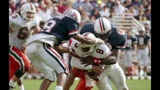 1994 Fiesta Bowl 10 Miami Fl vs 16 Arizona No Huddle [upl. by Aniluap429]