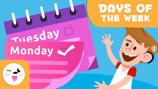 Days of the week for kids  What are the days of the week  Learn new words in English [upl. by Yeltrab]