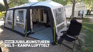 Videobrev  Jubilæumsturen del 5  Kampa Lufttelt [upl. by Thordia]