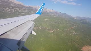 landing At Tivat Airport Montenegro with FlyDubai [upl. by Akenal]