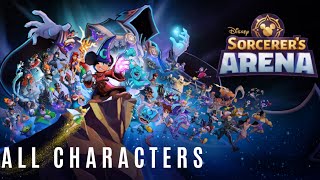 Disney Sorcerer’s Arena  All Characters Gameplay [upl. by Shepperd]