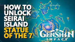 How to unlock Seirai Island Genshin Impact [upl. by Merrielle138]