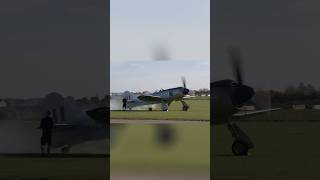 Hawker Tempest MkII smokey start at Duxford today [upl. by Maribeth]