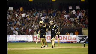 KKR vs RCB Opening partnership of 75 runs IPL 2008 McCullum on fire [upl. by Esilana]