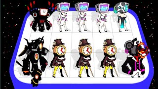 Clockwomen Merge Tv Women vs Skibidi Toilet Multiverse Gameplay New Episode [upl. by Eirrotal]