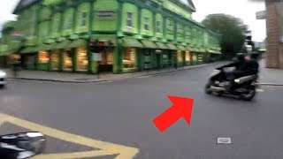 Biker Chases Moped Thieves  London UK [upl. by Nivrem]