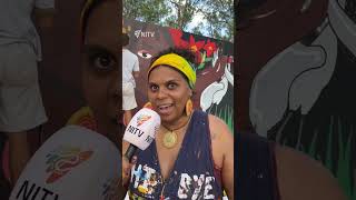 Balanggarra and Yolŋu artist explains the meaning behind this year’s Garma mural Garma2024 nitv [upl. by Linn]