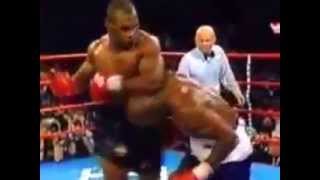 Mike Tyson vs Evander Holyfield second bite [upl. by Anawit]