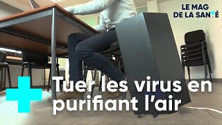 Un nouveau purificateur dair efficace contre les virus   Le Magazine de la Santé [upl. by Marchelle719]