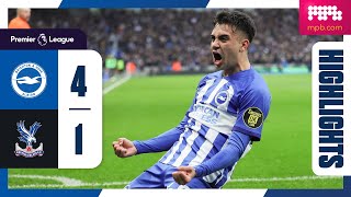 PL Highlights Brighton 4 Crystal Palace 1 [upl. by Nata]