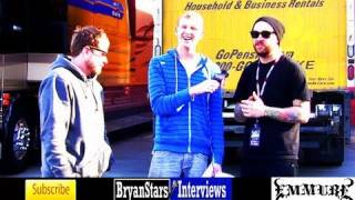 Emmure Interview Asking Alexandria Tour 2011 [upl. by Brynn]