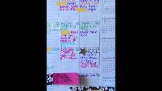 Faux Filofax How I color code for my planner [upl. by Maclean975]