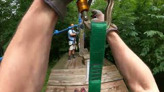 Kerfoot Canopy Tours Zip Line [upl. by Norvin]