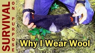 Why I Wear Wool Socks All Year  Survival Gear [upl. by Yllas]