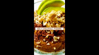 1 minute Holy Chocomole Amazing Healthy Raw Vegan Dessert [upl. by Yecam]