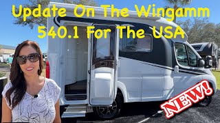 Update On The Wingamm Oasi 5401 European designed RV for the US Market 2023 Tampa RV Supershow [upl. by Yllet]