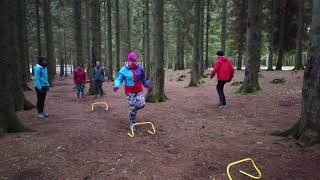 Dark Skies Run Training Weekend  Kielder Video 23  Hurdle drills [upl. by Ttezzil611]