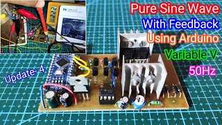 Sine Wave Inverter  Using Arduino  With Feedback [upl. by Euqinorev883]