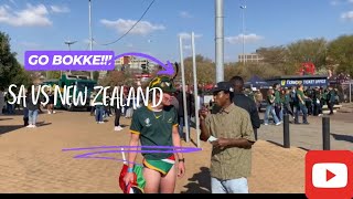 SA vs New Zealand fans interview before the Match [upl. by Ah97]