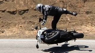 CBR1000 Highside Crash [upl. by Adnamal]