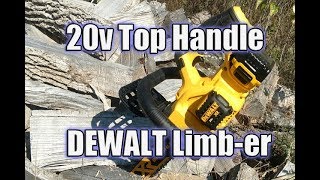 DEWALT DCCS620P1 20V Compact 12quot Chainsaw Review [upl. by Wixted900]