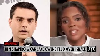 Ben Shapiro Beefs With Candace Owens Over Israel Feud Ignites [upl. by Aicirtel]