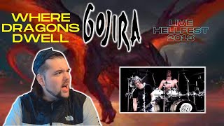 quotWhere Dragons Dwellquot Live Hellfest 2013 by Gojira  Drummer reacts [upl. by Ramahs]