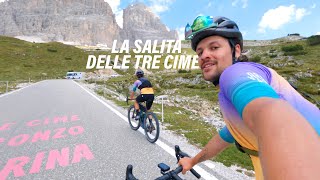 LA SALITA DELLE TRE CIME DI LAVAREDO IN GRAVEL [upl. by Brawley639]