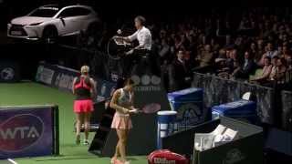 Kim Clijsters vs Andrea Petkovic  2015 BNP Paribas Fortis Diamond Games [upl. by Ichabod]