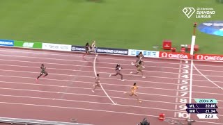 Sha’carri Richardson Battle Ta Lou In 200m Final  Brussels Diamond League 2024 [upl. by Christophe]