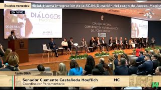 Diálogos Nacionales para la Reforma al Poder Judicial en Jalisco  Clemente Castañeda Hoeflich [upl. by Prissy259]