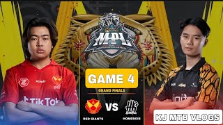 SRG vs HOMEBOIS GAME 4 MPL MALAYSIA SEASON 13  GRAND FINALS [upl. by Meeharbi252]