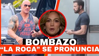 LA ROCA Dwayne Johnson LLEGA A LA NUEVA CASA DE BEN AFFLECK y LANZA MENSAJE DEMOLEDOR contra JLO [upl. by Esilanna215]