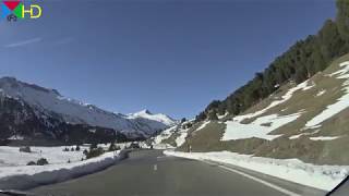 Passfahrt über den Lukmanierpass von Olivone TI nach Disentis GR HD [upl. by Sasnak]