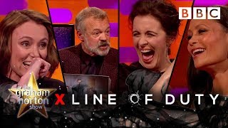 Graham Norton undercover with Line Of Dutys leading ladies 🔫💥  BBC The Graham Norton Show [upl. by Annaynek344]