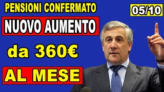 URGENTE Aumento Fino al 120 delle Pensioni Minime Confermato Scopri Come Ottenere il Tuo Benefici [upl. by Haissem]