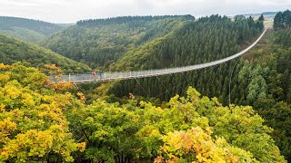 Mosel Cochem Hängebrücke Geierlay und Burg Metternich [upl. by Aelem]