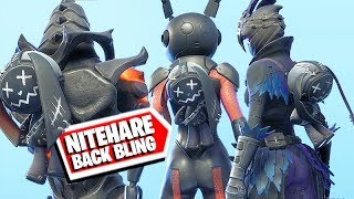 FLOPPY FORTNITE NITEHAREs BACK BLING Easter Eve Outfit combos with 130 Skins amp Styles [upl. by Haraz]