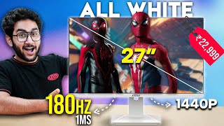 I Found Almost Perfect 1440P Gaming Monitor Under Rs25000  MSI MAG 274QRFW [upl. by Araed297]