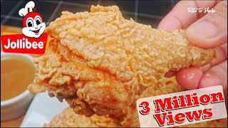 The Secret of Cooking Crispy amp Juicy Fried Chicken  Eto Sikreto sa Masarap na Jollibee Chicken joy [upl. by Siraf962]