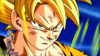 DBZGoku Turns Ssj 123 For Kid Buu HD [upl. by Jenilee]