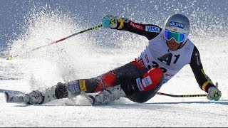 Sochi Winter Olympics 2014 Bode Miller vs Ted Ligety [upl. by Sillek]