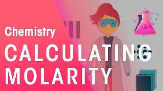 Calculating Molarity  Chemical Calculations  Chemistry  FuseSchool [upl. by Magna757]