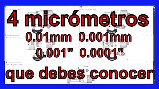 MICROMETROS EN MILIMETROS Y EN PULGADAS [upl. by Siriso680]