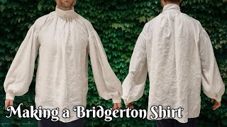 Making a Regency Linen Mens Shirt  Dressing Mr Bridgerton  Part 1 [upl. by Vincentia752]