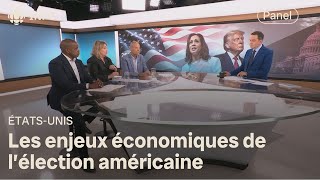 Quelle est la vision de Kamala Harris et Donald Trump pour léconomie américaine  Zone économie [upl. by Elhsa]