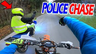 Dirtbike Police Getaway  Cop VS Motorcycle  Ktm EXC 250 [upl. by Nuajed]